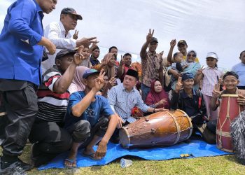 Al Haris Disambut Antusias di Mandiangin Timur Sarolangun, Tim Targetkan Kemenangan 80 Persen