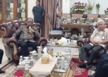 Coffee Morning Dengan Insan Pers, Pj Bupati Sarolangun : Pers Mitra Strategis Pemda/ foto/ fdn/ ampar