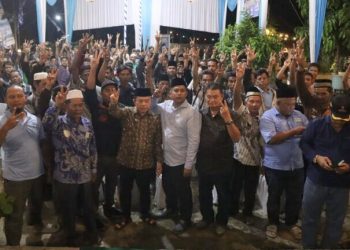 Silaturahmi di Singkut: Petahana Al Haris Didoakan Kyai Haji Kamil Lanjut Dua Periode