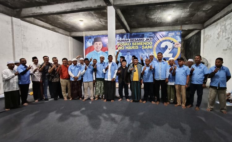 Tim Semendo Bertekad Haris-Sani Menang Besar di Jambi Kota Seberang
