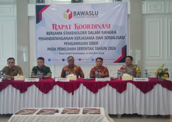 Mengawasi Kampanye Di Jaringan Siber, Bawaslu Sarolangun Gelar Rakor dan MoU Bersama Steakholder