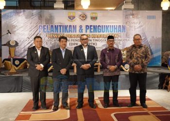 Pj Bupati Muaro Jambi Hadiri Pelantikan dan Pengukuhan Dewan Pengurus Ikatan Keluarga Alumni Pendidikan Tinggi Kepamongprajaan