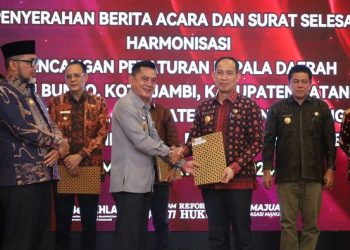 Pjs Bupati Tanjung Jabung Barat Dukung Penuh Harmonisasi Peraturan Daerah