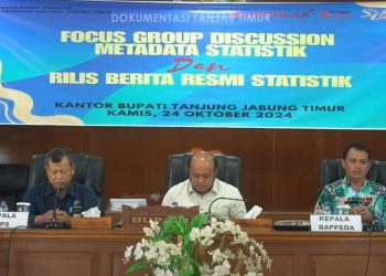 Plt Bupati Tanjabtim Buka FGD Metadata Statistik