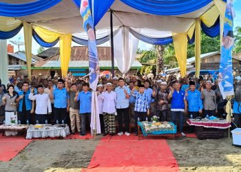 Warga Mersam Dukung Haris-Sani LANJUTKAN, Banyak Bantu Rumah Ibadah dan Bangun Dam