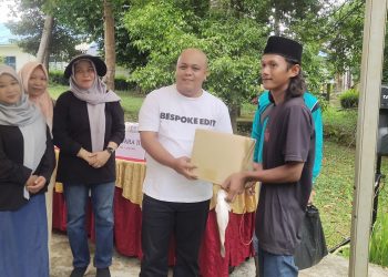 Semarak HUT ke-25 Tanjab Timur, Plt Bupati Buka Lomba Memancing