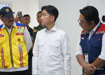 Wapres RI Gibran Tinjau Tol Binjai-Langsa, Percepat Konektivitas Sumataera Utara/ foto/ humas pt hutama karya