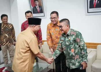 Pemkab Rejang Lebong Kaji Tiru ke Pemkab Muba: Penyususnan Perbup Tata Cara Tuntutan Ganti Kerugian Daerah/ foto/ ampar
