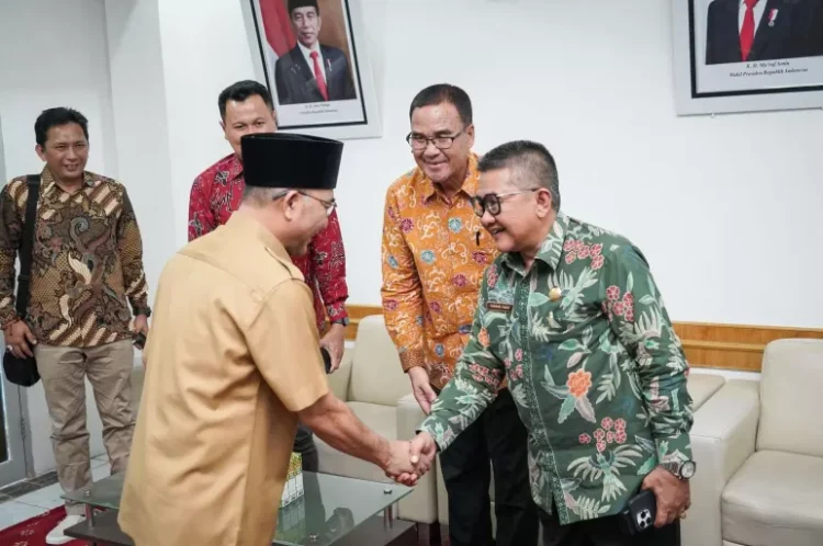 Pemkab Rejang Lebong Kaji Tiru ke Pemkab Muba: Penyususnan Perbup Tata Cara Tuntutan Ganti Kerugian Daerah/ foto/ ampar