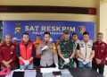 Berantas PETI, Polres Merangin Tangkap 8 Tersangka Dan 1 Unit Alat Berat Disita/ Foto/ anton