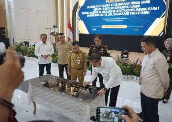 Pemkab Muaro Jambi Hadiri Peresmian Gedung Diklat Kejaksaan Tinggi Provinsi Jambi/foto/adv