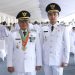 Resmi Pimpin Kota Jambi Langsung Bagi Tugas; Wako Maulana Ikuti Retret, Wawako Diza Pimpin Apel ASN/foto/adv
