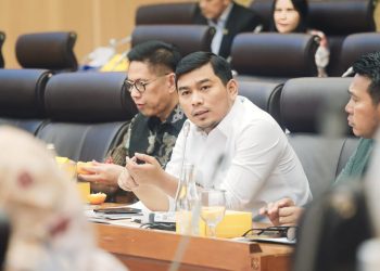 Rocky Candra Saat Raker dengan Menteri ESDM/ foto/ istimewa