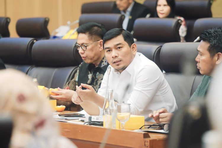 Rocky Candra Saat Raker dengan Menteri ESDM/ foto/ istimewa