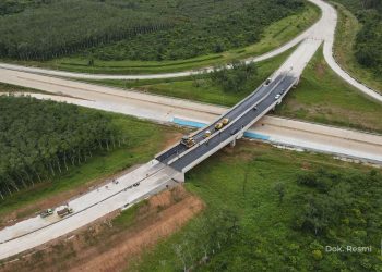 Hutama Karya Percepat Tol Palembang-Betung, Siap Dukung Mudik 2025/ foto: Humas Hutama Karya