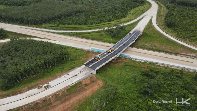 Hutama Karya Percepat Tol Palembang-Betung, Siap Dukung Mudik 2025/ foto: Humas Hutama Karya