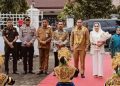 Wakil Bupati Sarolangun Disambut Secara Adat Di Rumah Dinas/ foto/ fdn/ ampar