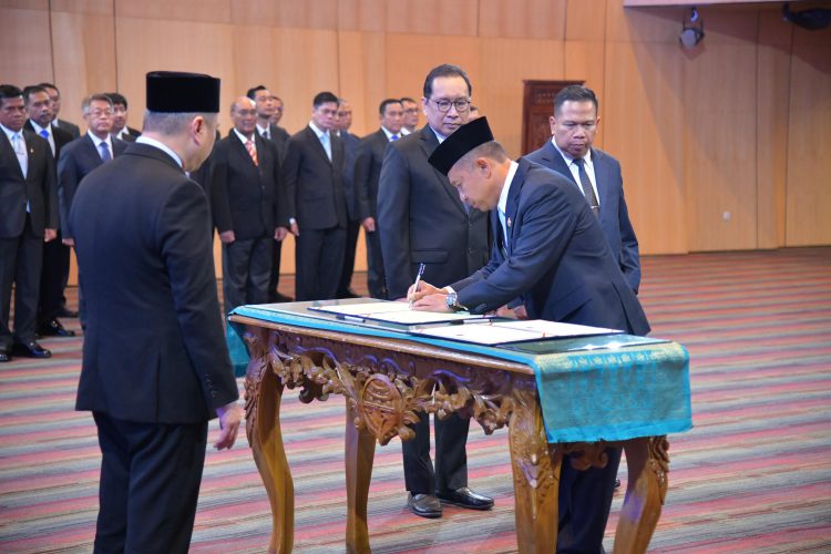 Kepala Badan Nasional Pencarian dan Pertolongan Resmi Dilantik/foto: suasana pelantikan