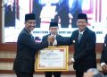 Al Haris Saksikan Sertijab Bupati-Wabub Muarojambi; Ajak Sinkronisasi Program Pembangun/ foto/ ampar