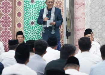Safari Ramadan di Sengeti, Wagub Sani: Sinergi Ulama dan Umara Kunci Kerukunan Masyarakat/ foto/ ampar