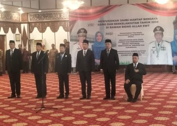 Al Haris Rombak Kabinet, 6 Pejabat Eselon II Dilantik/ foto: ampar