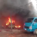 Gudang Diduga Penimbunan Minyak Ilegal di Jalan baru Jambi Ludes Terbakar/ foto: istimewa