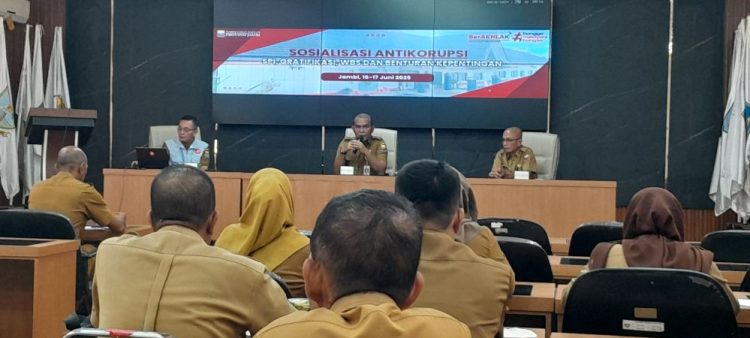 Inspektorat Sosialisasikan Pemahaman Antikorupsi ke ASN Pemprov Jambi
