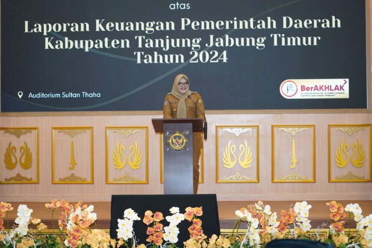 Kinerja Keuangan Baik, Pemkab Tanjab Timur Diganjar WTP ke-8