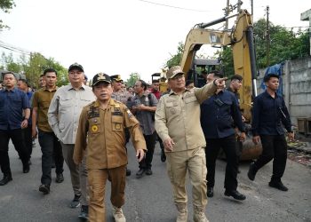 Al Haris Turun Langsung Bersama Walikota Tertibkan PKL Pasar Talang Banjar