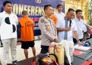 Polisi Tangkap Dua Pelaku Pembakaran Lahan di Batang Hari