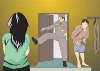 Ilustrasi penggerbekan pasangan selingkuh/ foto: Istimewa