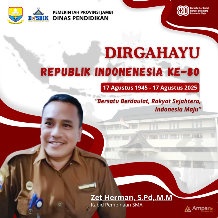 Zet Herman, Kabid SMA Disdik Jambi / (Foto: Ampar)