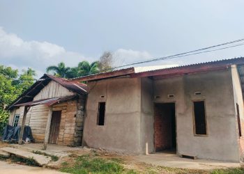 Contoh bedah rumah bantuan Pemprov Jambi bersumber dari APBD 2025 di Kota jambi/ Foto: ampar