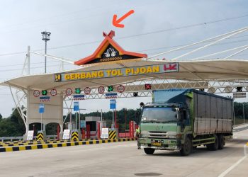Gerbang tol pioan/ foto: ampar