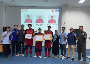 Siswa Yamaha Enginerring School Jambi Angkatan 9 Melahirkan Mekanik handal Sipa Kerja 