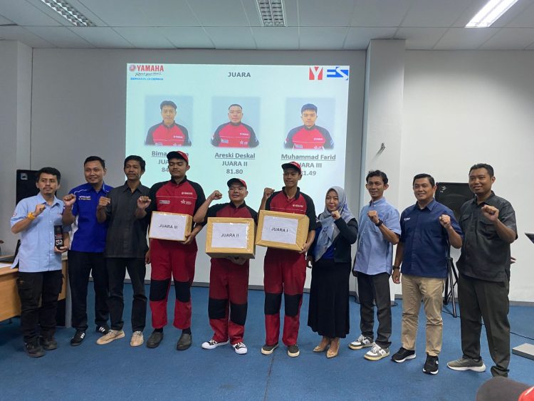 Siswa Yamaha Enginerring School Jambi Angkatan 9 Melahirkan Mekanik handal Sipa Kerja