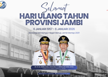 Management Jambi Business Center mengucapkan Selamat Hari Ulang Tahun Provinsi Jambi ke-69.