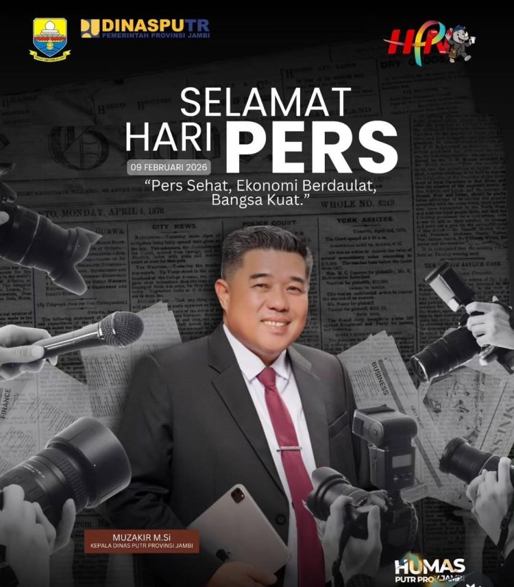 HPN 2026: Kadis PUTR Jambi Muzakir Apresiasi Peran Pers dalam Kawal Pembangunan Infrastruktur