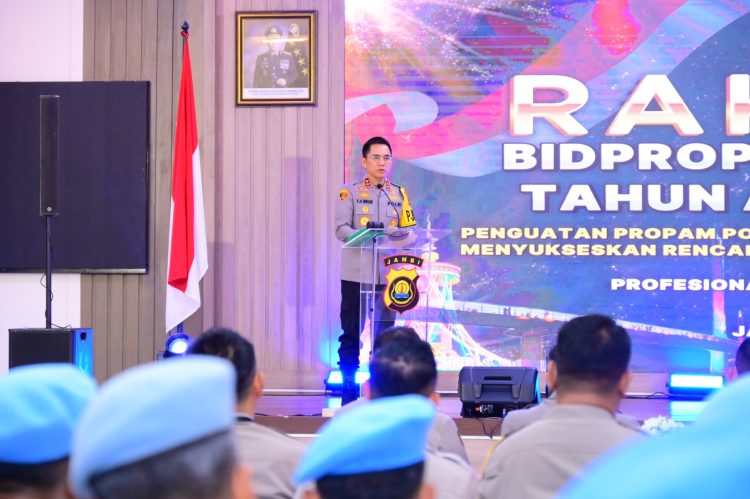 Kapolda Jambi Buka Rakernis Bidpropam 2026, Tekankan Pengawasan Adaptif dan Humanis