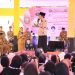 Bupati Jember berpidato dalam acara safari ramadan di Kecamatan Kalisat. (Foto: Dok/Diskominfo Jember)