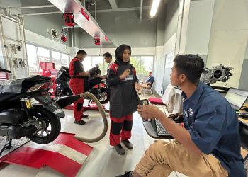 Siapkan Tenaga Kerja Profesional, Yamaha Jambi Gelar Uji Kompetensi Siswa Kelas Khusus SMKN 6 Tebo