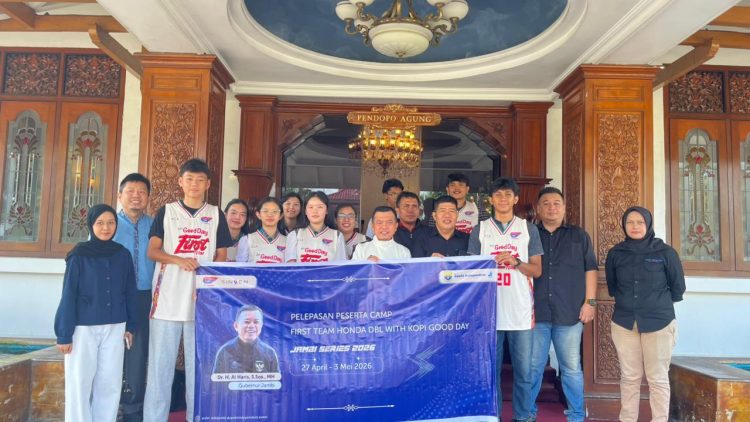 Lepas Tim DBL Jambi ke Level Nasional, Gubernur Al Haris Targetkan Harumkan Nama Daerah