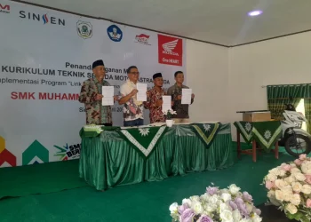 Perkuat Vokasi, SMK Muhammadiyah Singkut Gandeng AHM Terapkan Kurikulum Industri
