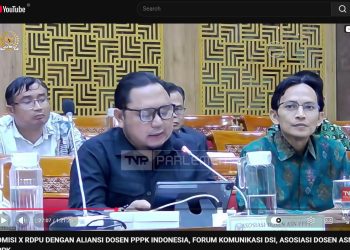 Foto: Tankapan layar Youtobe @tfrparlemen