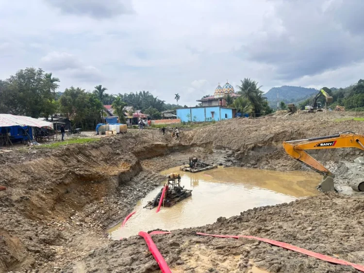 Gunakan Alat Berat di Dekat Permukiman, Polda Jambi Ringkus 7 Pelaku PETI di Merangin
