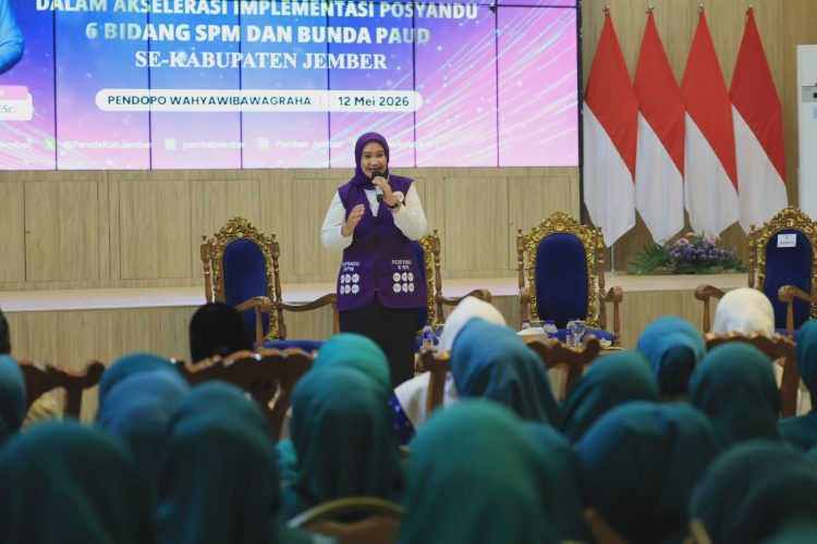 Rakor Bimtek di Pendopo Wahyawibawagraha, Selasa (12/5/2026). (Foto: Dok/Diskominfo Jember)