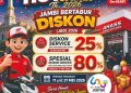 Spesial HUT Kota Jambi! Servis di AHASS Kota Jambi Bisa Dapat Diskon Sampai 80%