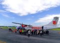 DOKUMENTASI: Pesawat ATR 72 milik Wings Air landing di Bandara Notohadinegoro, Jumat (5/12/2025). (Foto: Teamwork)