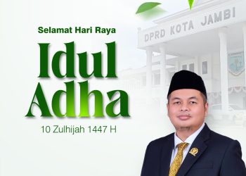Iduladha 1447 H, Ketua DPRD Kota Jambi Ajak Warga Rawat Solidaritas Sosial