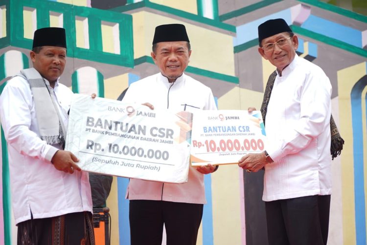 Lewat CSR Bank Jambi, Pemprov Salurkan Bantuan Rp20 Juta untuk Ponpes Al-Anwar